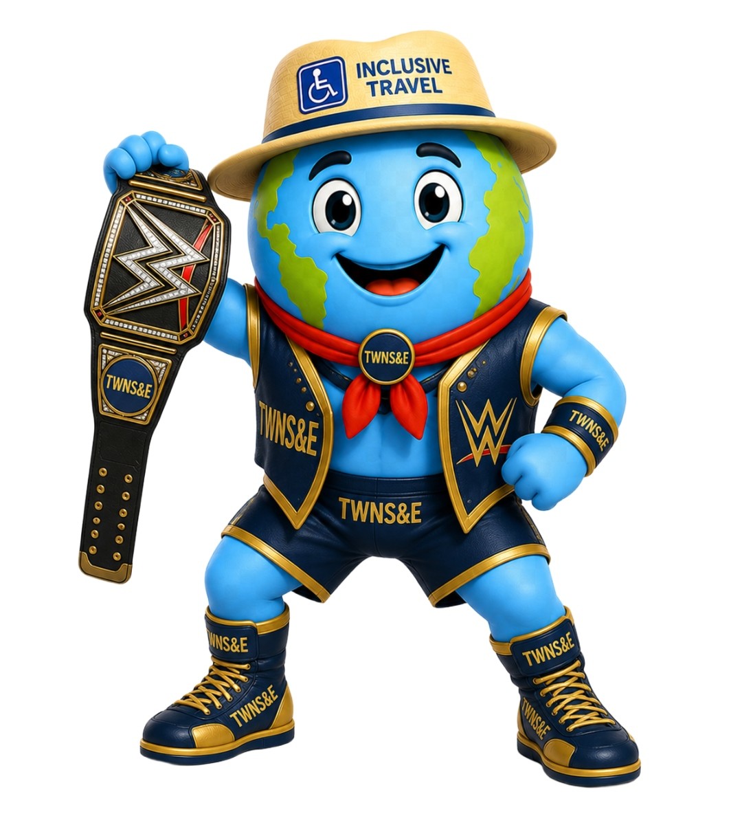 Boley dressed for wrestling